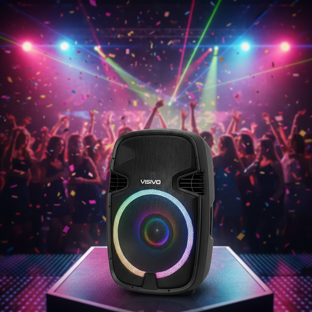 Escritorio tecnológico con setup de gaming y luces de neón