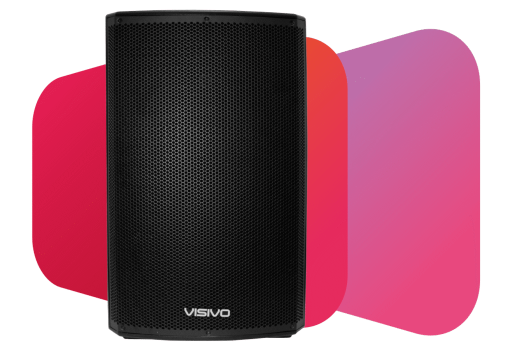 Cabina De Sonido activa PRO Visivo 450W 15