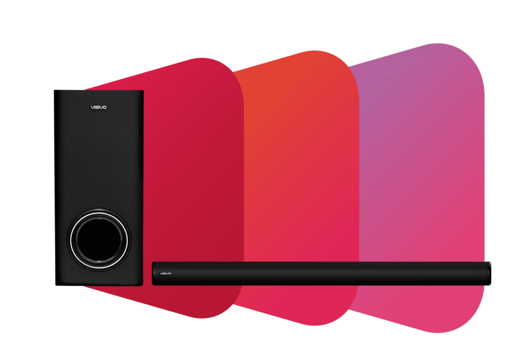 Barra de sonido Visivo Subwoofer activa 120w