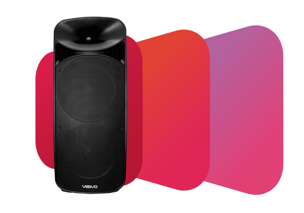 Cabina de sonido Visivo 2×15" activa