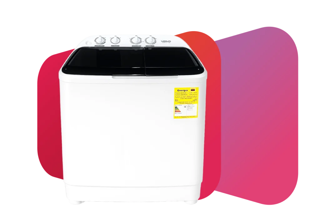 Lavadora Visivo Semiautomática 7 Kg Blanca